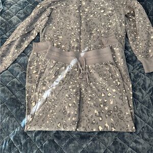 Leopard Print Lounge Set by Zella